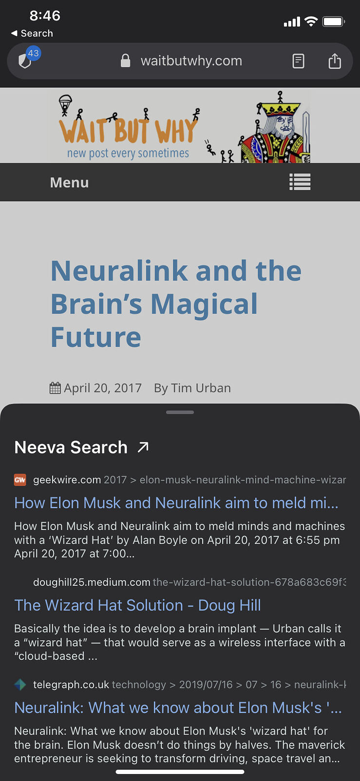Neeva Similarity Search