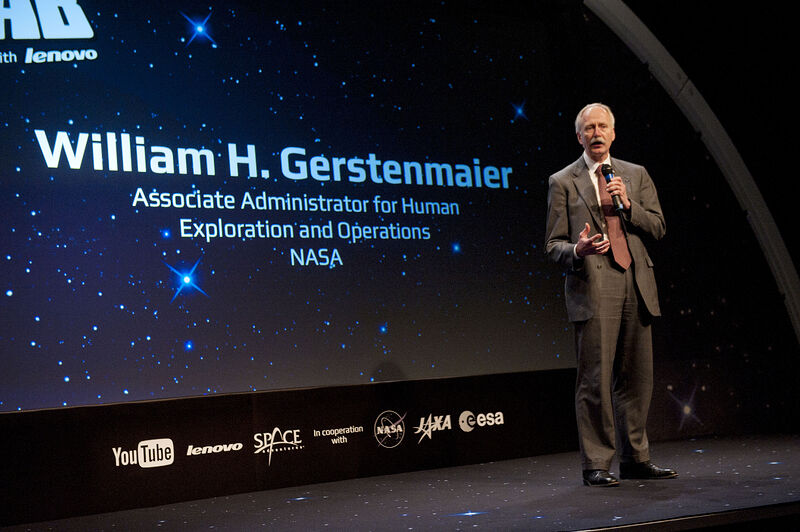 William H. Gerstenmaier oversees human spaceflight for NASA.