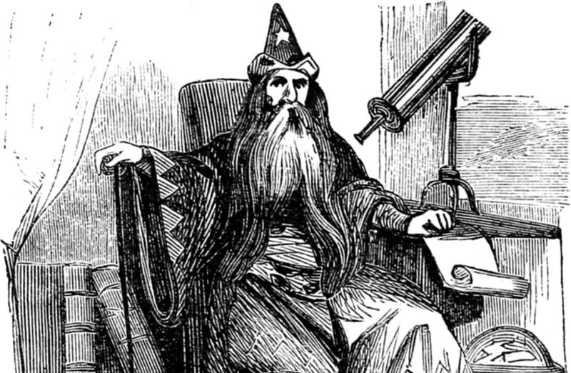 A depction of 15th century French astrologer Michel de Nostredame, or Nostradamus. (credit: Wikimedia Commons)