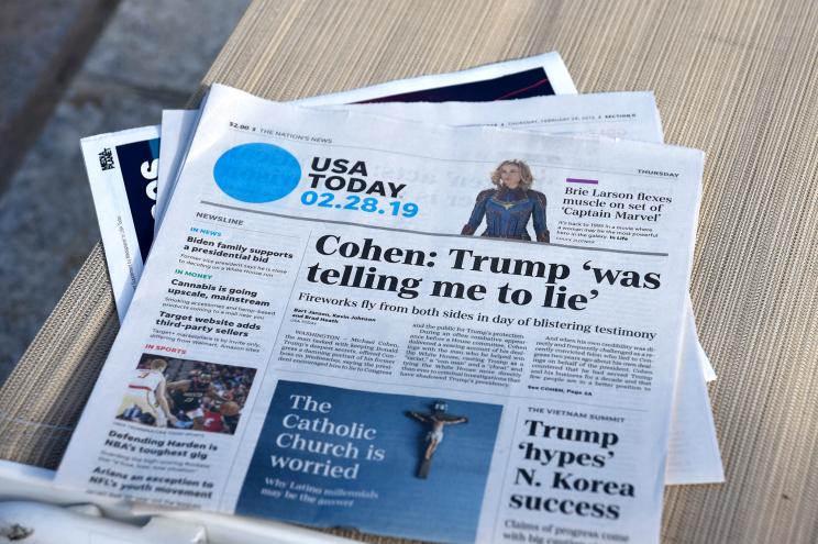 USA Today deleted 23 news stories from its web site after an investigation reportedly found that journalist Gabriela Miranda used fabricated sources.