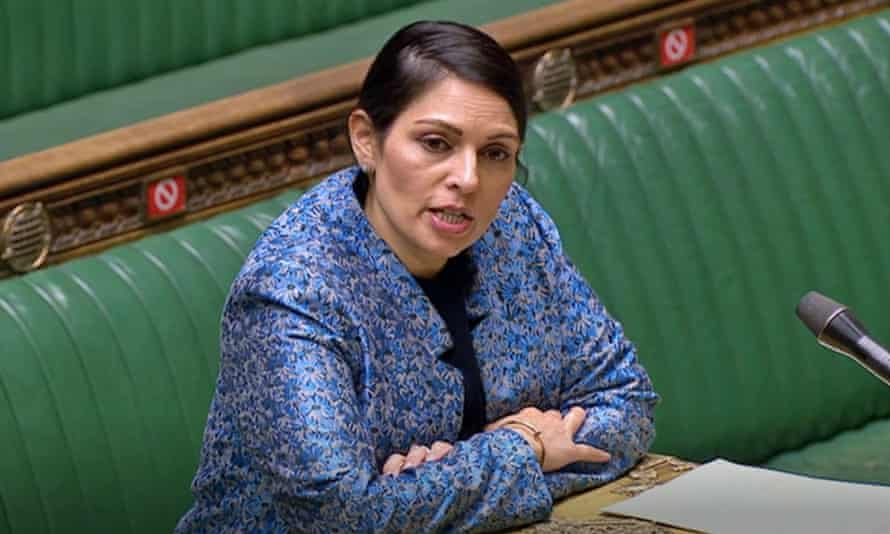 Priti Patel described the bill as ‘the biggest overhaul of the UK’s asylum system in decades’.