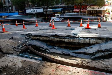 The issue of sinkholes in city streets is something that seems to be far beyond the bounds of New York.