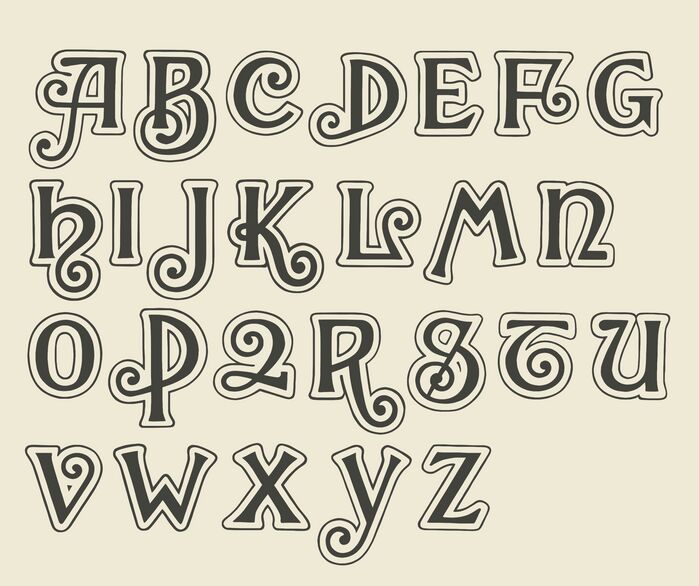 Sheet 9 from Twelve Unusual Alphabets Compiled by Crosby/Fletcher/Forbes. London: Mears, Caldwell, Hacker, n.d. [1970]