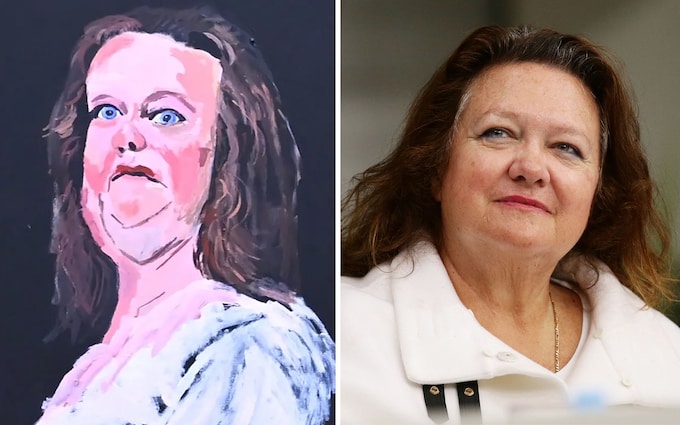 The unflattering portrait of billionaire Gina Rinehart by Vincent Namatjira